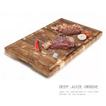 Extra Large Teak Wood Cutting Board with Grip