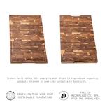 Extra Large Teak Wood Cutting Board with Grip