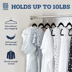 Zober Heavy Duty Velvet Hangers - 100 Pack