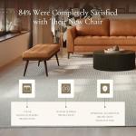 Tufted Leather Bed Bench in Cognac Tan