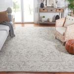 Safavieh 8' x 10' Ivory/Brown Wool Area Rug