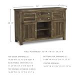 Moriville Grayish Brown Dining Room Server by Ashley