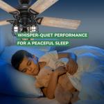 Hunter Rustic 52-Inch Starklake Ceiling Fan with LED Bulbs