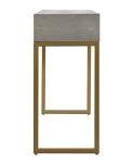 Pesce Modern Grey 3-Drawer Console Table