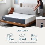 Queen Memory Foam Mattress Topper with Cooling Features