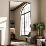 GLSLAND Extra Large Black Full-Length Mirror