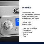 De'Longhi Livenza 7-in-1 Multi-Cooker, 6-Quart