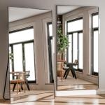 GLSLAND Extra Large Black Full-Length Mirror