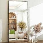 GLSLAND Extra Large Black Full-Length Mirror