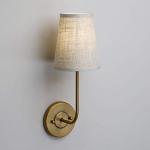 Set of 2 Vintage Brass Wall Sconces