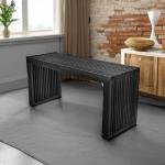 Bamboo Dining Bench for Farmhouse Style Spaces