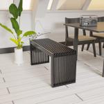 Bamboo Dining Bench for Farmhouse Style Spaces