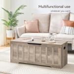 VANKILEY Extra Large Wooden Storage Chest