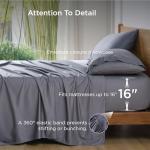 Cooling Bamboo Queen Sheet Set, Soft & Breathable