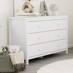 Storkcraft Alpine 6-Drawer White Dresser