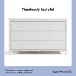 Storkcraft Alpine 6-Drawer White Dresser