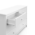 Storkcraft Alpine 6-Drawer White Dresser