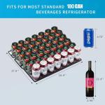 24-Inch Under Counter Beverage Refrigerator with Glass Door