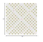 Blush Pink & Gold Memo Photo Bulletin Board