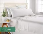 Luxurious Bamboo Bedding Set for King Size, White