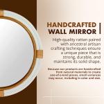 Kouboo Rattan Nautical Decorative Wall Mirror