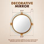 Kouboo Rattan Nautical Decorative Wall Mirror