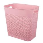 Pink 3 Gallon Plastic Trash Can for Any Room