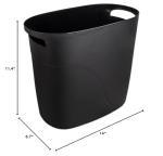 Slim Trash Can with Handles - 3.2 Gallon