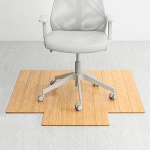 Natural Wood Chair Mat, 44 x 52