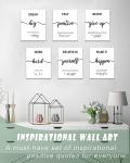 Inspirational Motivational Wall Art for Home Office