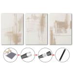 Beige Abstract Wall Art Canvas for Home Decor
