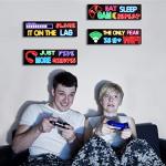 Colorful Gaming Wall Art Set for Kids Decor