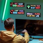 Colorful Gaming Wall Art Set for Kids Decor