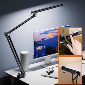 Dimmable LED Desk Lamp with 10 Color Modes
