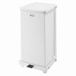 Rubbermaid Step-On Waste Container, 25 Liters, White