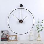 Oversized Modern Nordic Wall Clock in Black