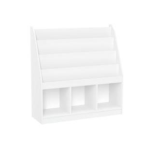 White RiverRidge Bookrack for Stylish Storage