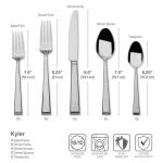 Mikasa Kyler 65-Piece Stainless Steel Flatware Set