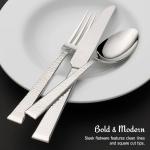 Mikasa Kyler 65-Piece Stainless Steel Flatware Set