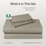 California Design Den Queen Cotton Sheet Set - Taupe