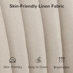 Mid Century Modern Swivel Accent Chair in Beige