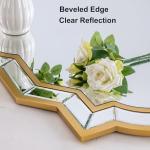 Gold Beveled Edge Decorative Wall Mirror, 24" x 36