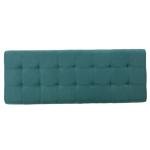 Dark Teal Fabric Storage Ottoman by Christopher Knight
