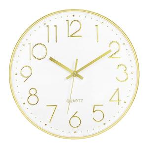 Lumuasky Modern Silent Wall Clock - 12 inch