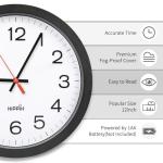 12" Silent Quartz Wall Clock - Easy to Read