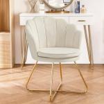 Velvet Accent Chairs for Makeup and Living Room