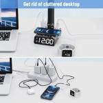 LED Desk Lamp with Wireless Charger and USB Ports