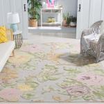 Glamour Collection Floral Area Rug - 8' x 10