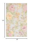 Glamour Collection Floral Area Rug - 8' x 10