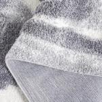 Grey Hi-Lo Shag Area Rug - 9' x 12